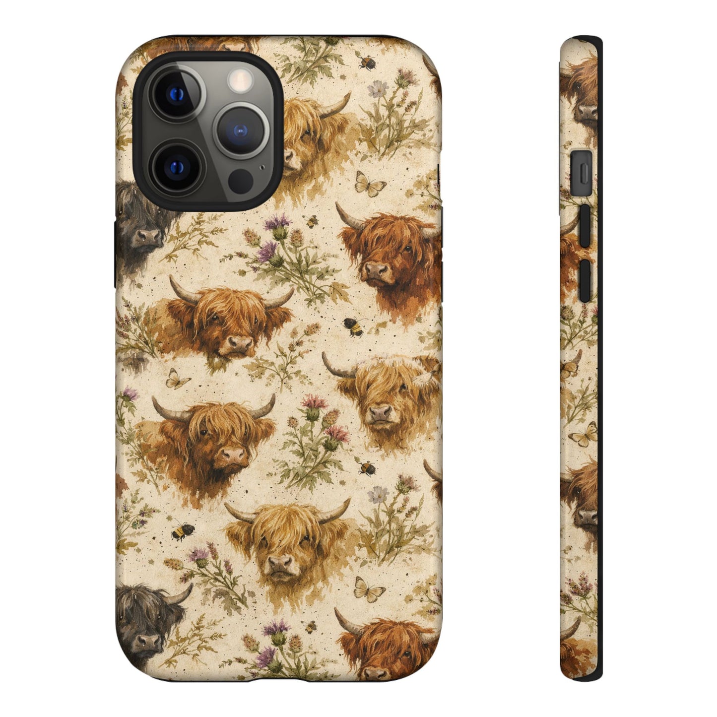 Cottage Core Highland Cows Tough Case
