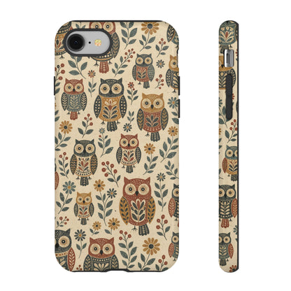 Folk Owls Tough Case