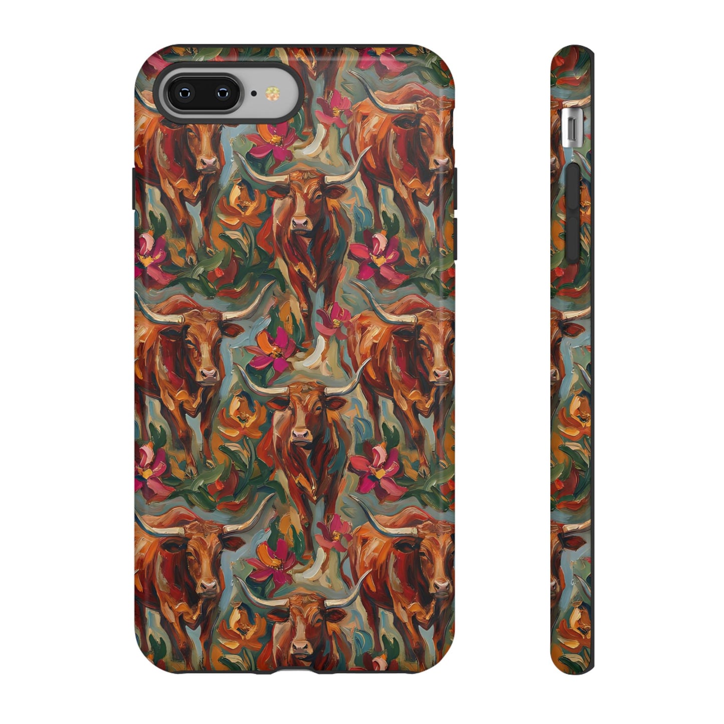 Painted Longhorns Tough Case
