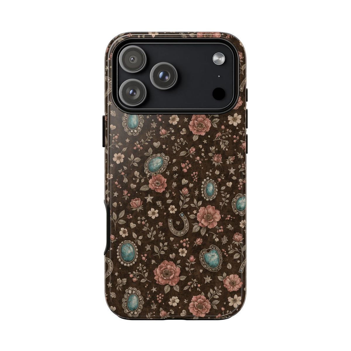 Turquoise Roses Tough Case