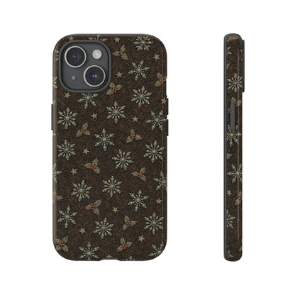 Squash Blossom Snowflakes Tough Case