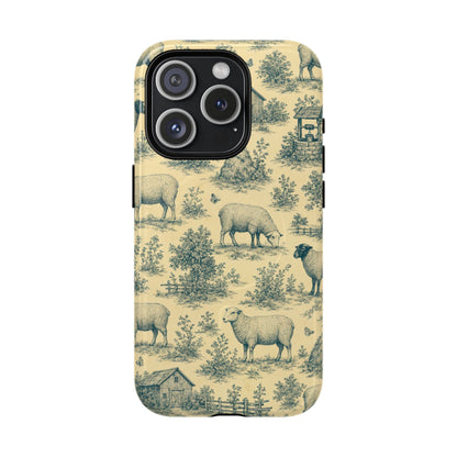 Sheep Toile Magnetic Case