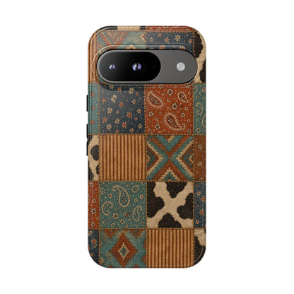 Turquoise Patchwork Tough Case