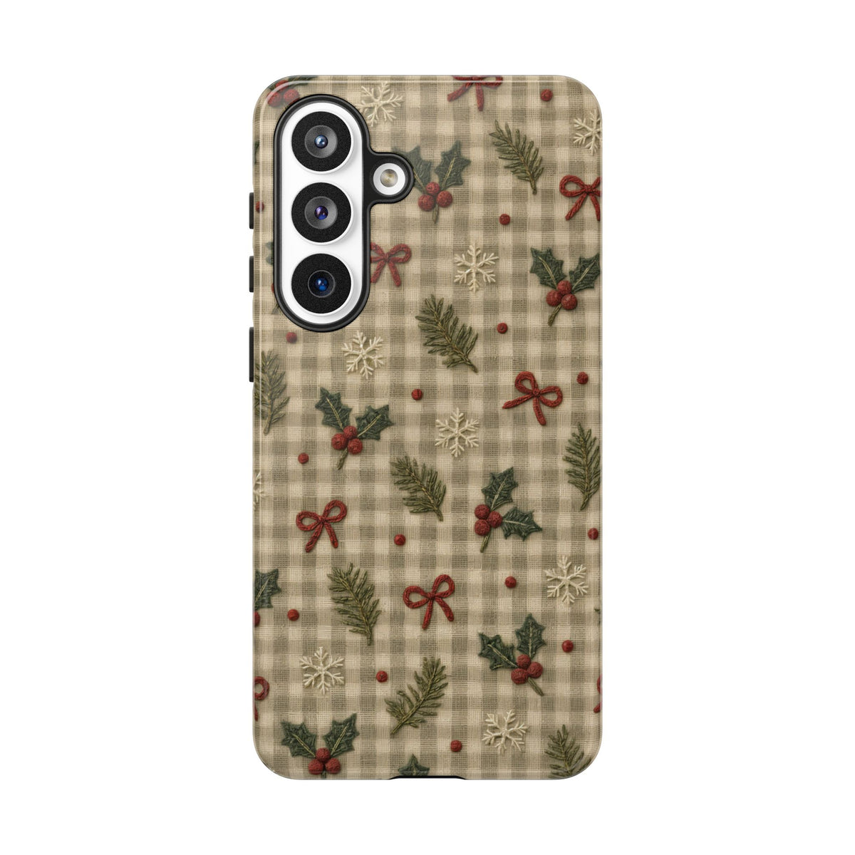 Gingham Holly Tough Case