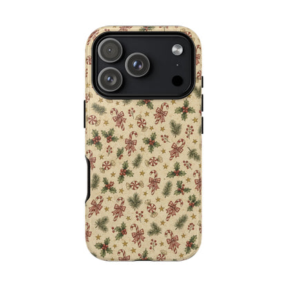 Candy Cane Gingham Tough Case