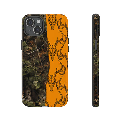 Camo Deer Skulls Orange Tough Case