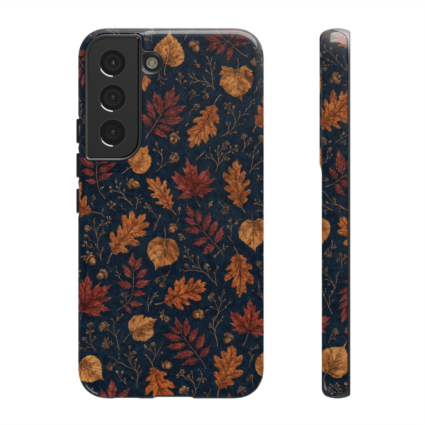 Navy Oak Leaf Tough Case