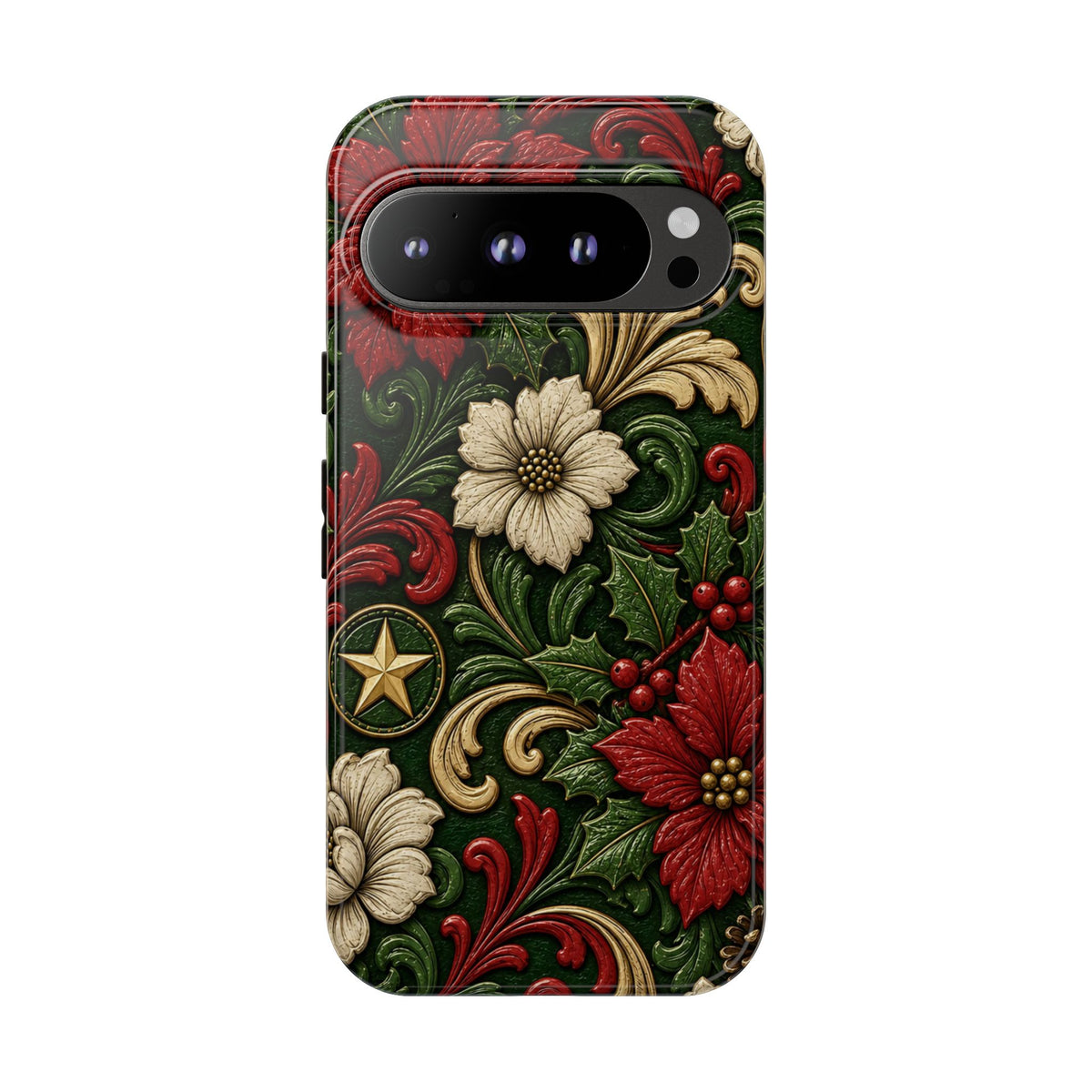 Tooled Christmas Stars Tough Case