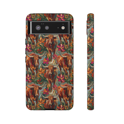 Painted Longhorns Tough Case