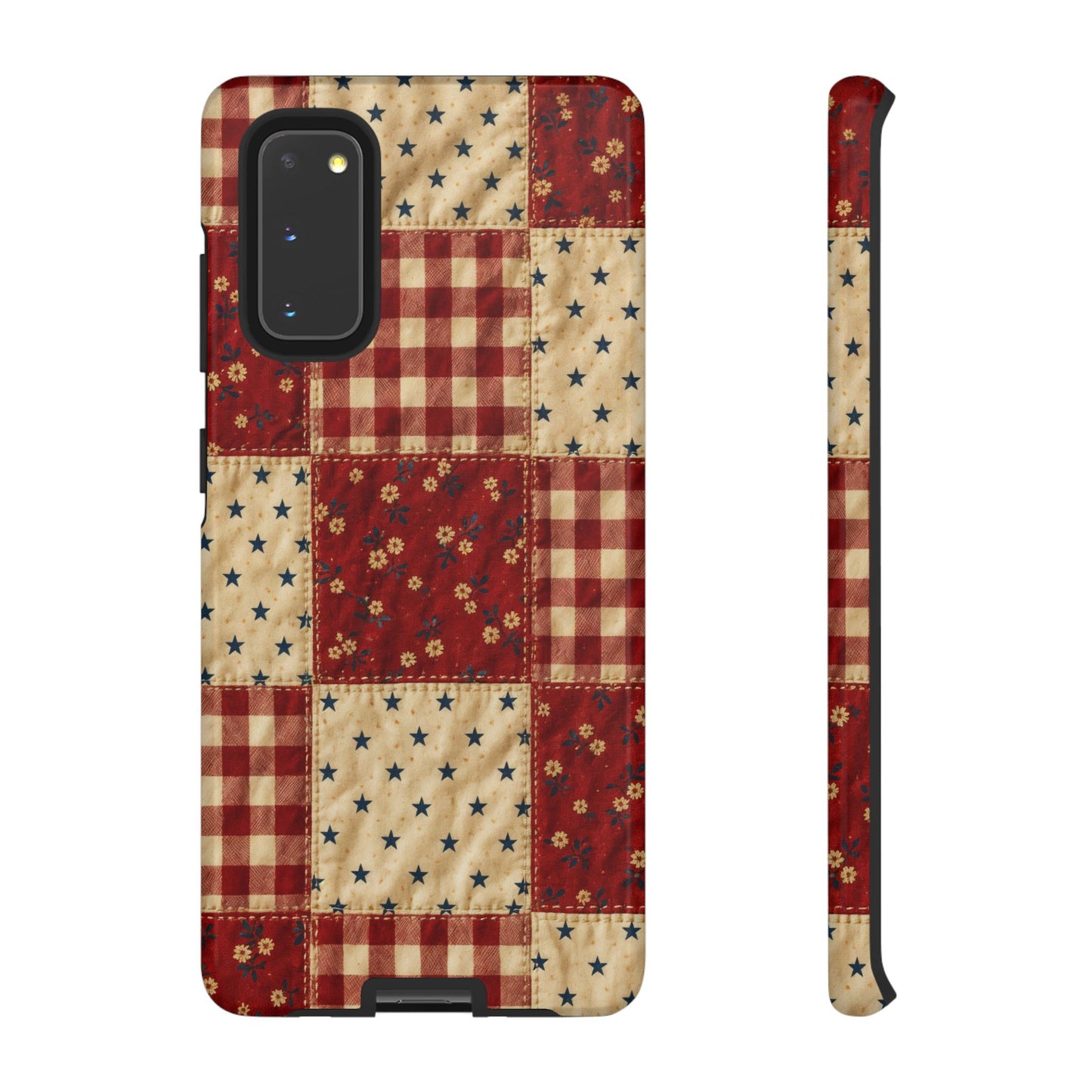 Gingham Stars Tough Case