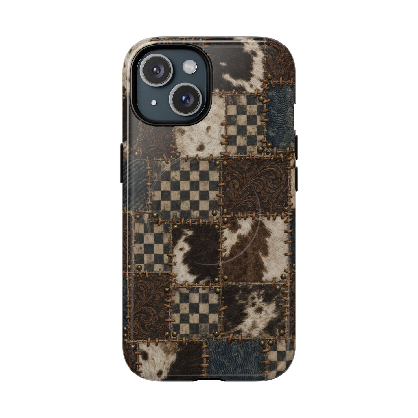 Tooled Patchwork Magnetic Case