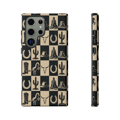 Western Checkerboard Tough Case