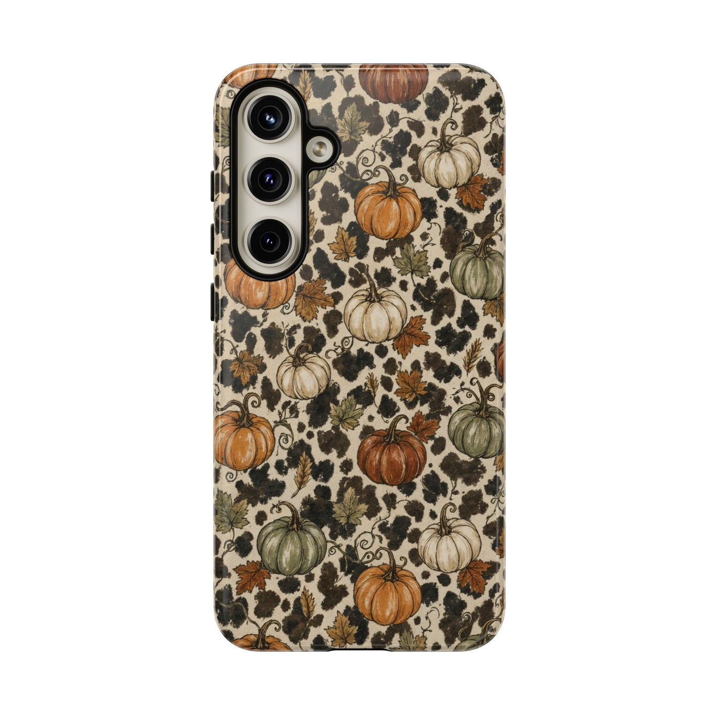 Cowhide Pumpkin Patch Tough Case