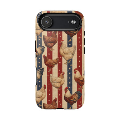 Chickens and Stripes Magnetic Case
