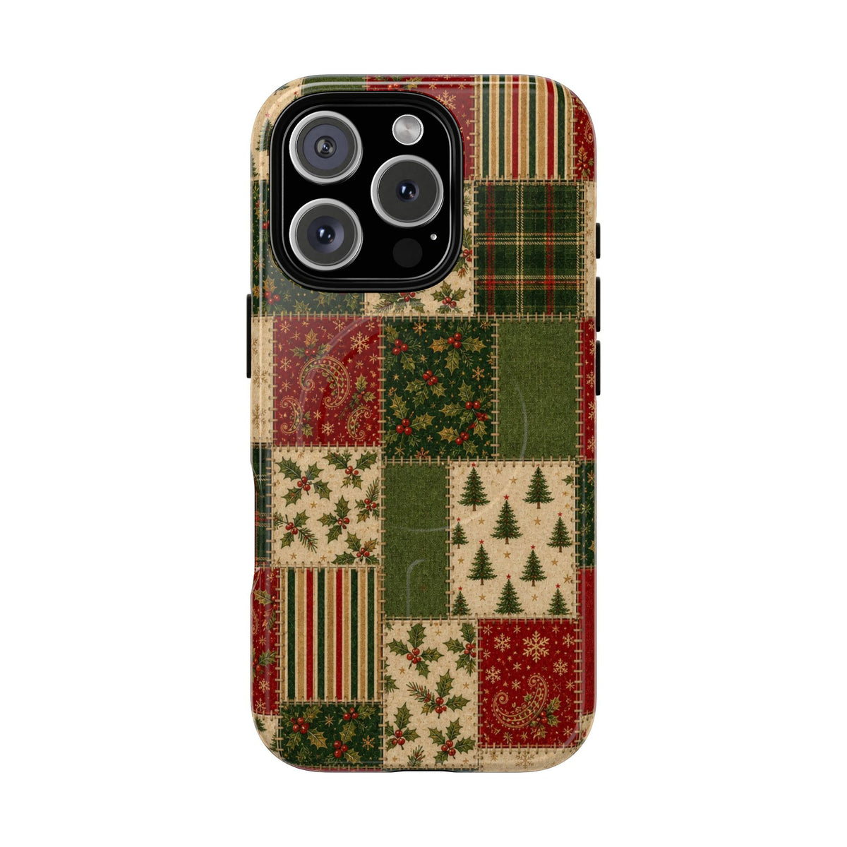 Holiday Patchwork Magnetic Case