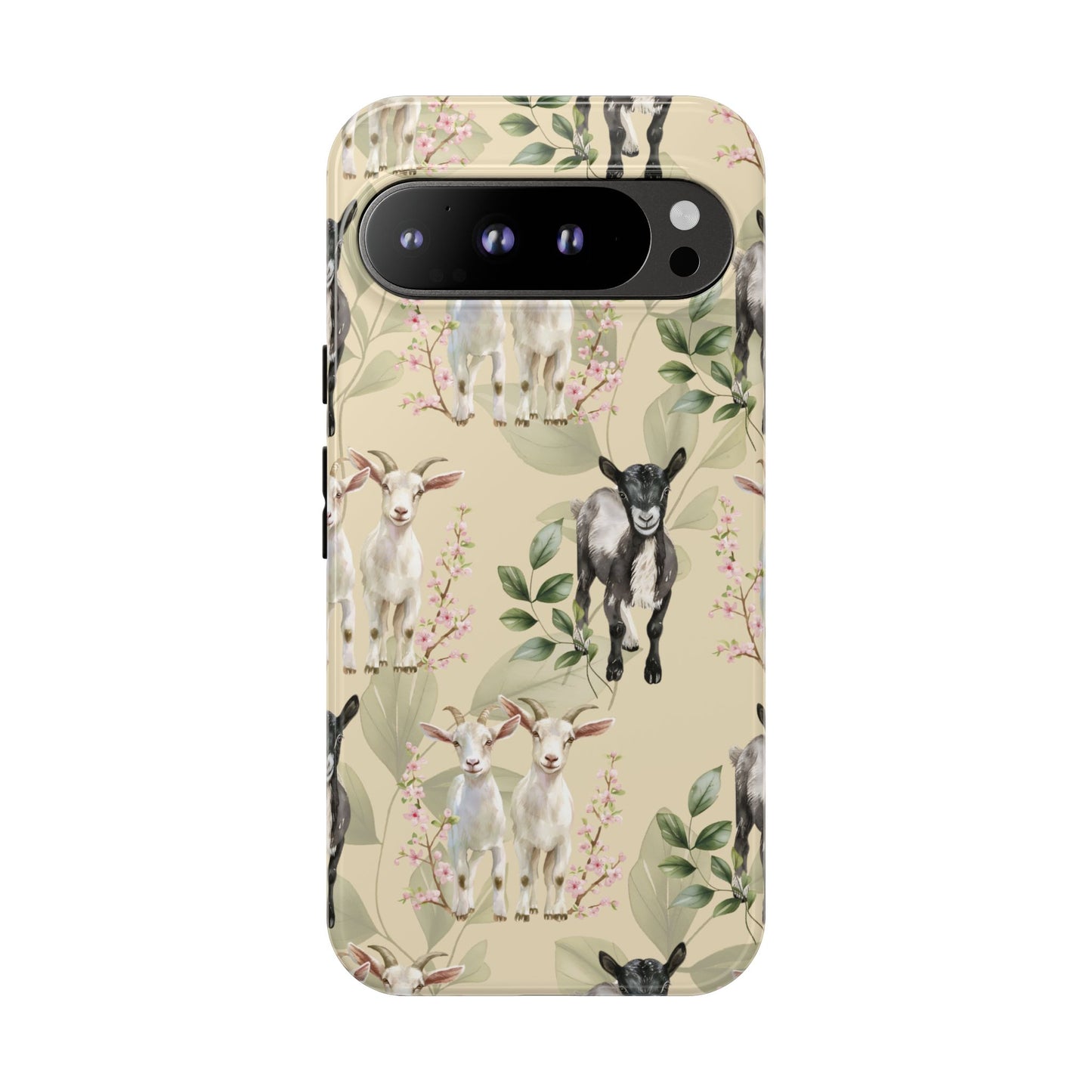 Floral Goats Tough Case