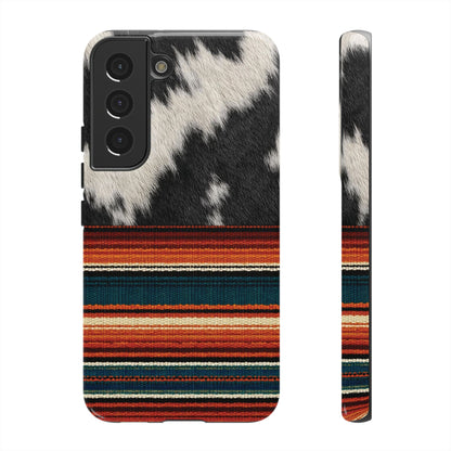 Cowhide + Serape Stripe Tough Case