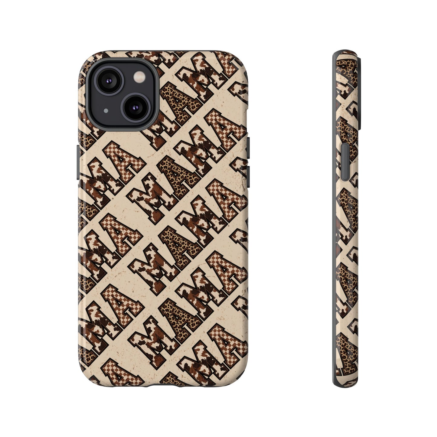 Grunge Cowhide Mama Tough Case