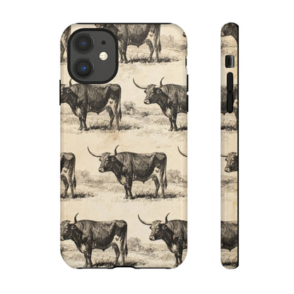 Vintage Longhorns Tough Case