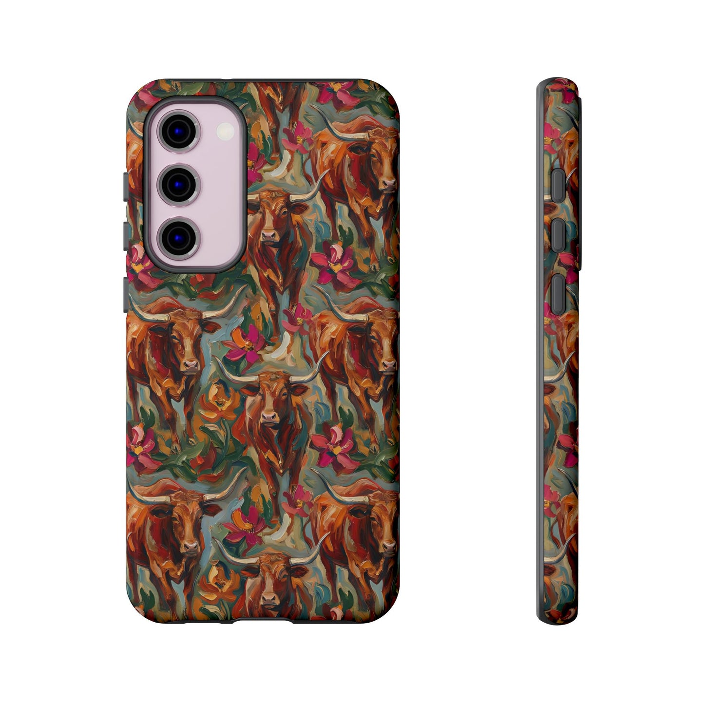 Painted Longhorns Tough Case