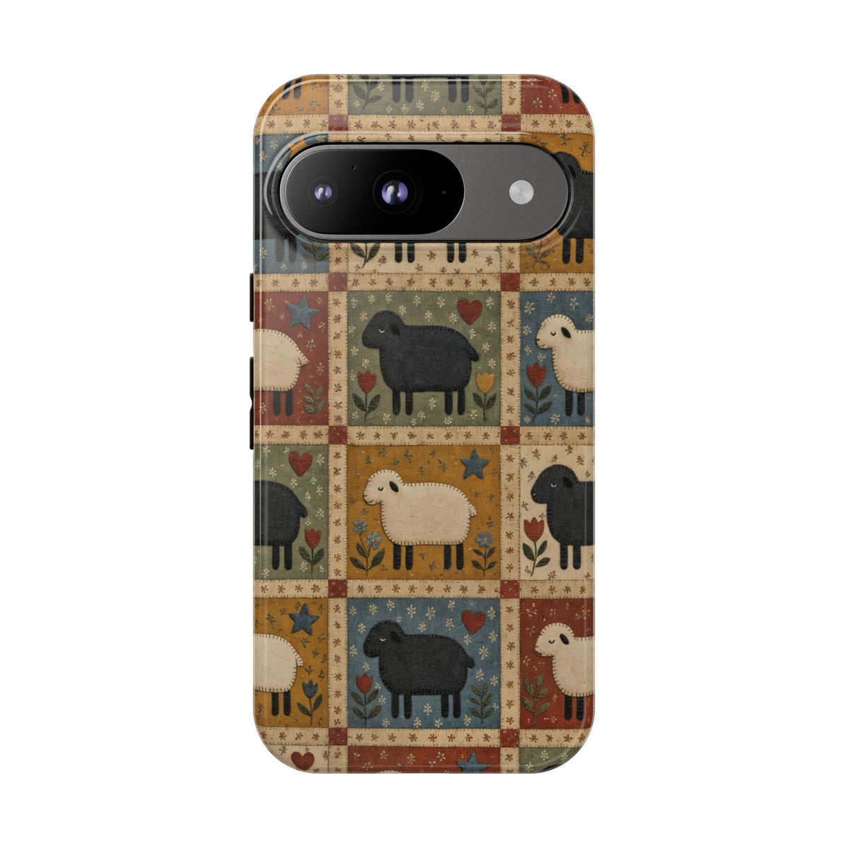 Sheep Quilt Tough Case