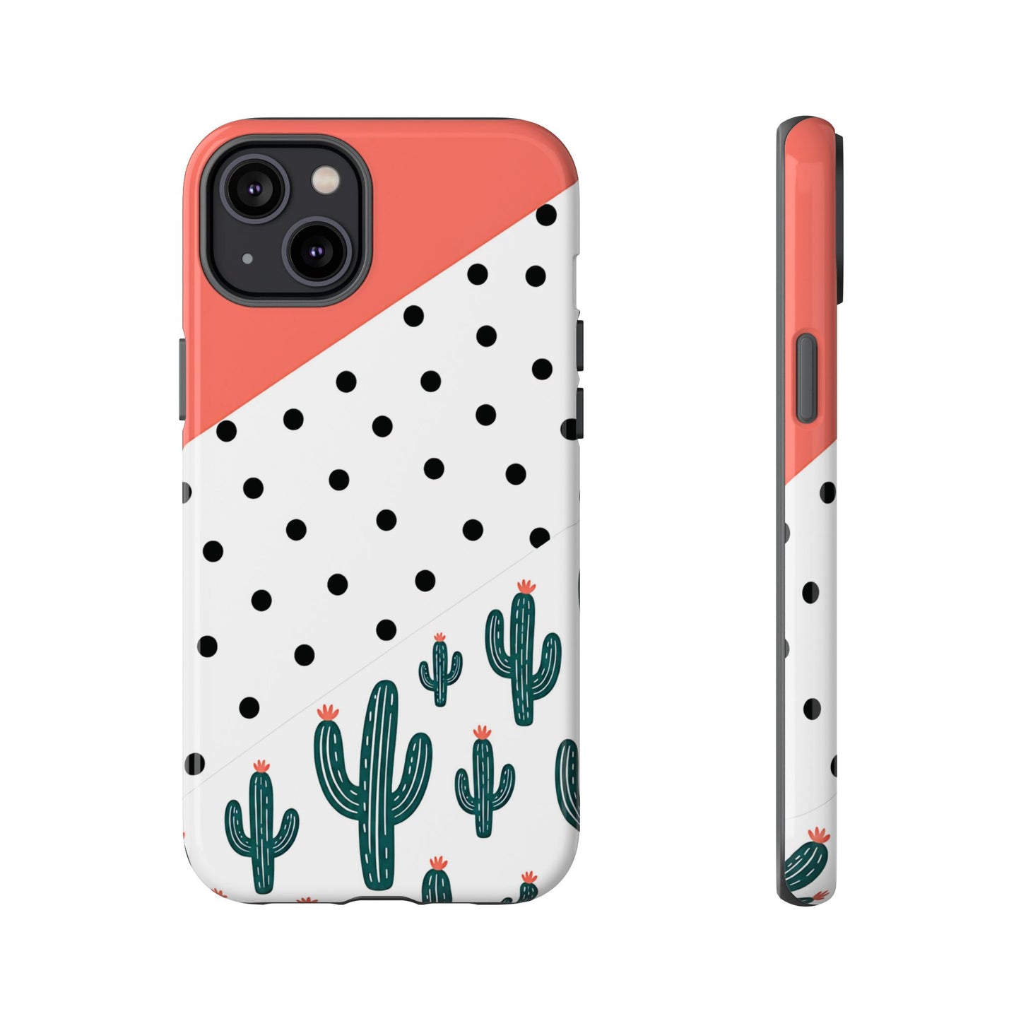 Polka Dot Cactus Tough Case