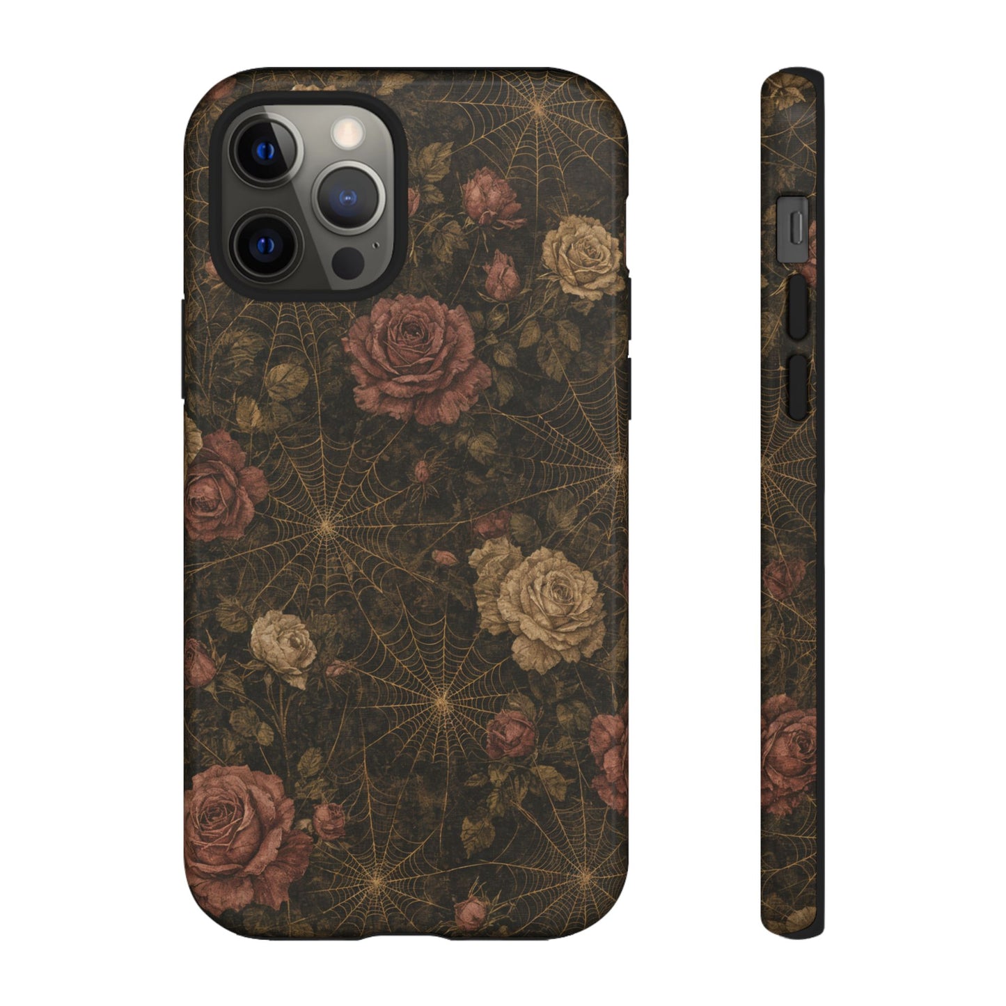 Spiderweb Rose Tough Case