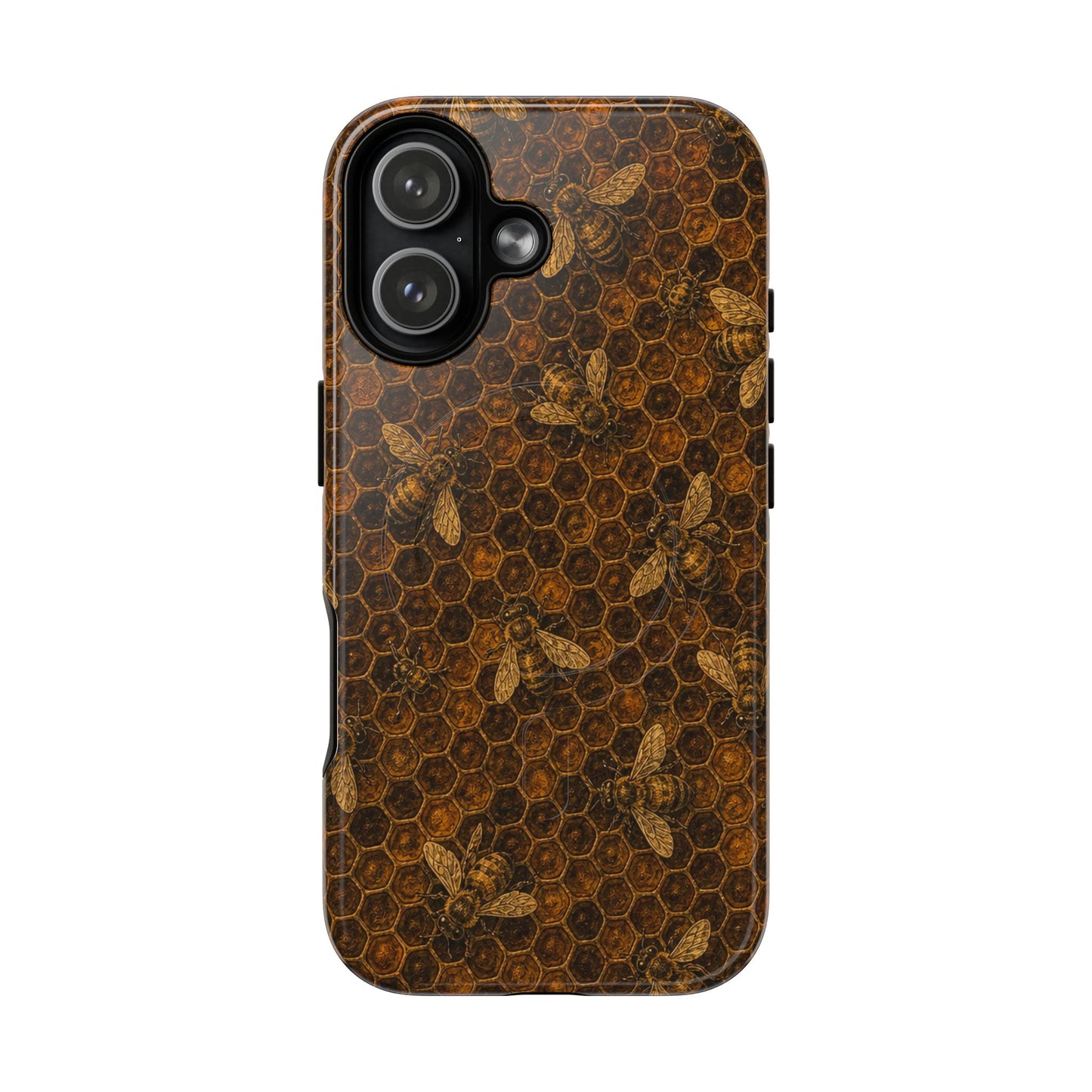 Golden Honeycomb Magnetic Case