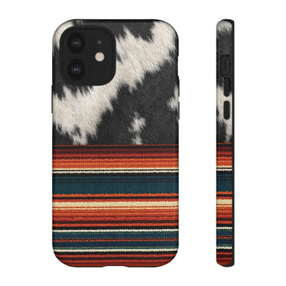 Cowhide + Serape Stripe Tough Case