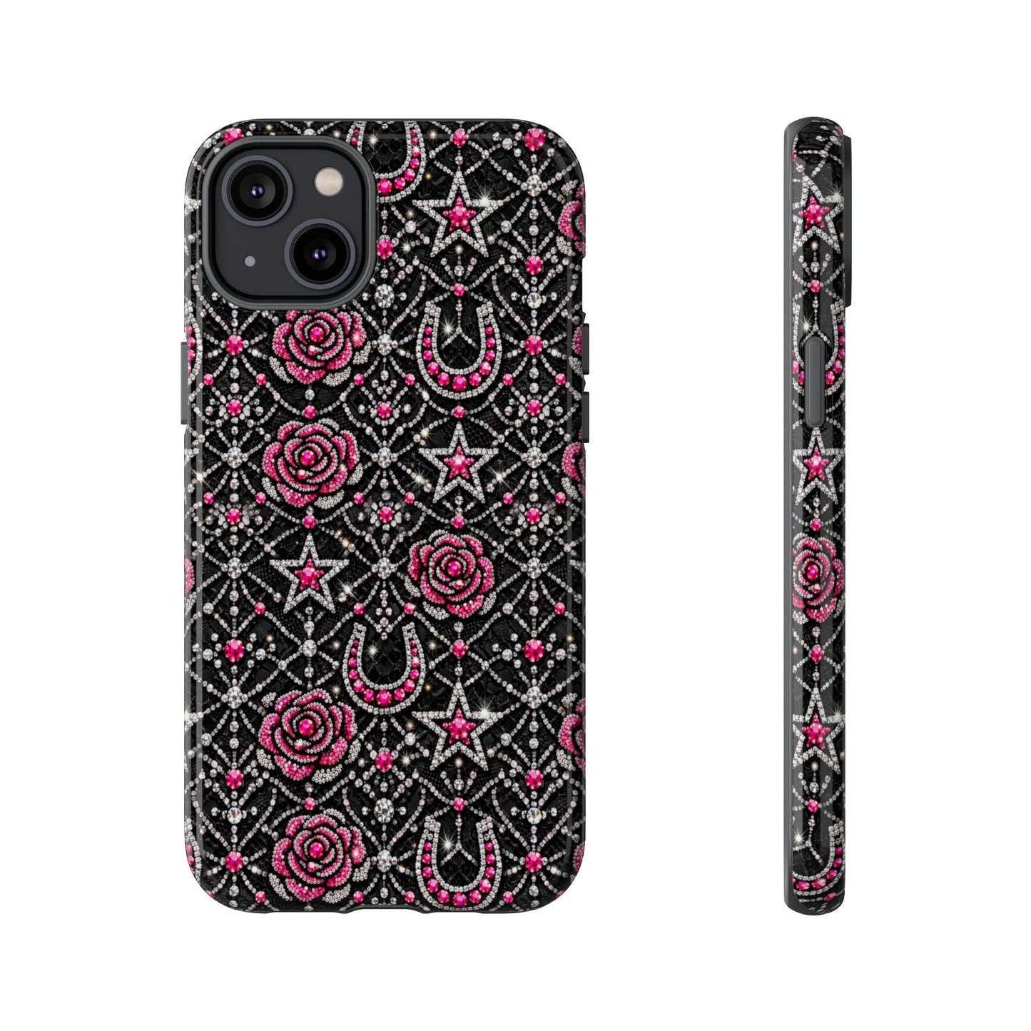 Rhinestone Rose Tough Case