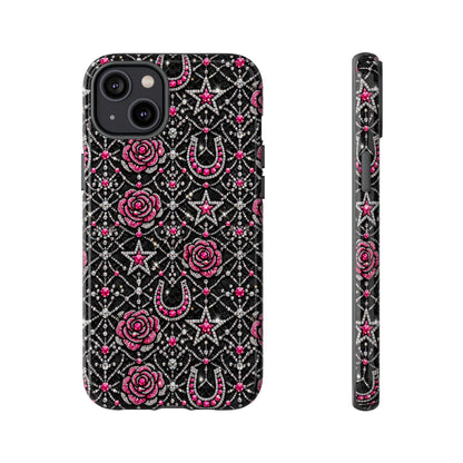 Rhinestone Rose Tough Case