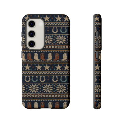 Fair Isle Boots Tough Case