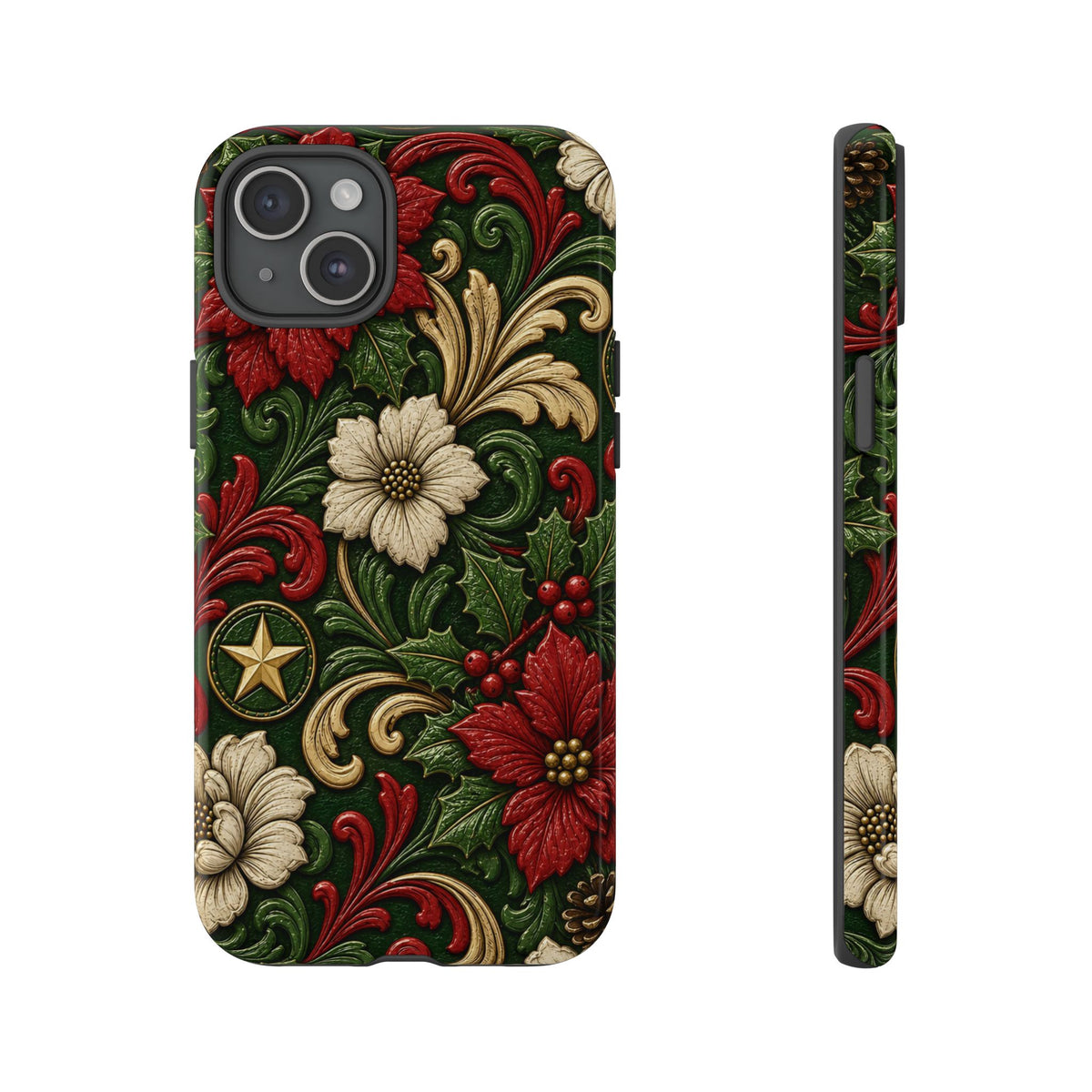 Tooled Christmas Stars Tough Case
