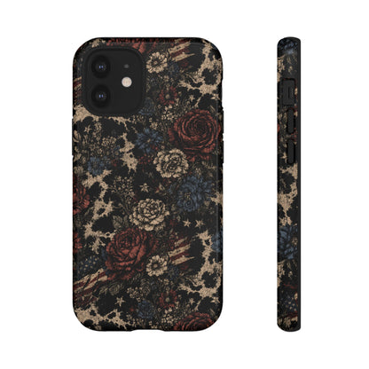 USA Cowhide Bloom Tough Case