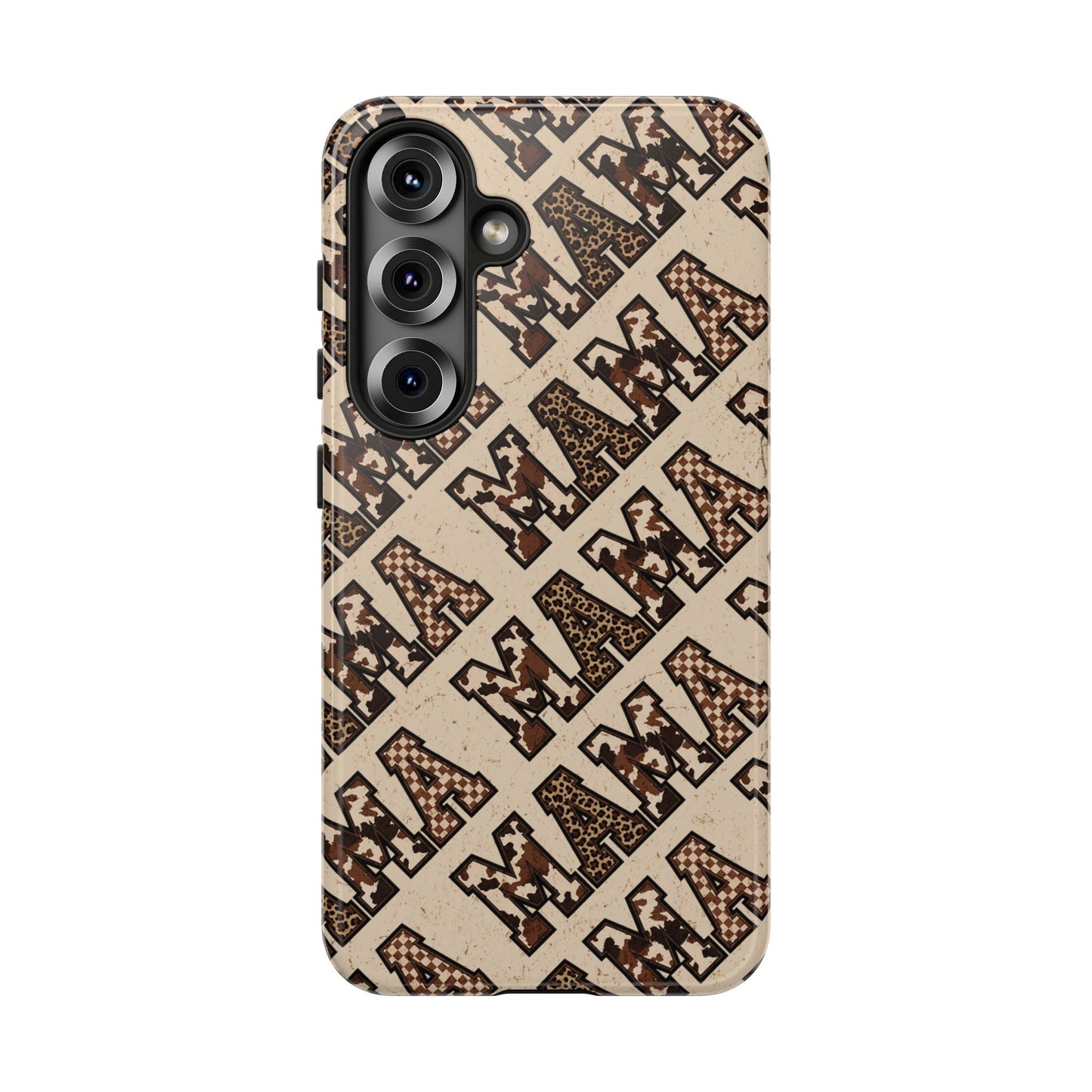 Grunge Cowhide Mama Tough Case