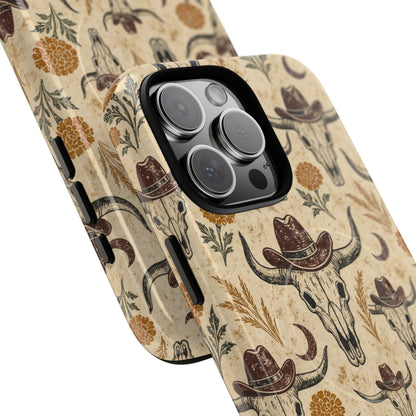 Marigold Skull Magnetic Case