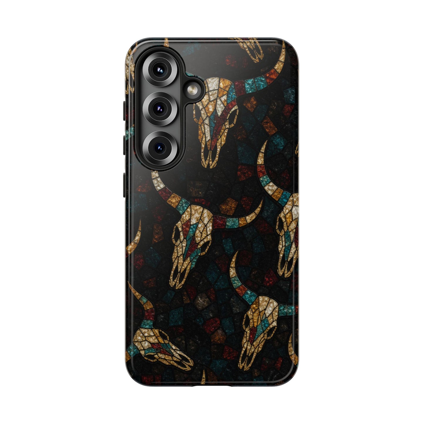 Stained Bull Skull Tough Case