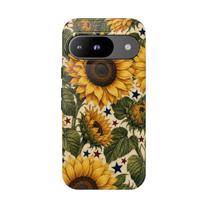 Stars And Sunflowers Tough Case