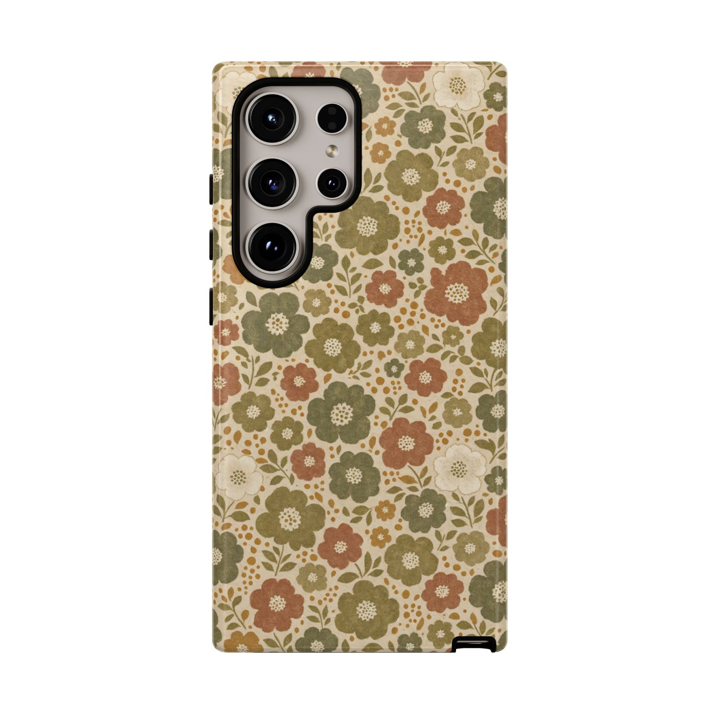 Retro Poppy Field Tough Case