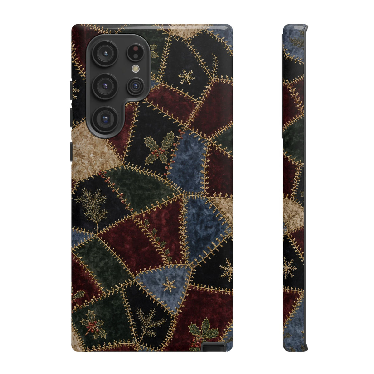 Winter Crazy Quilt Tough Case