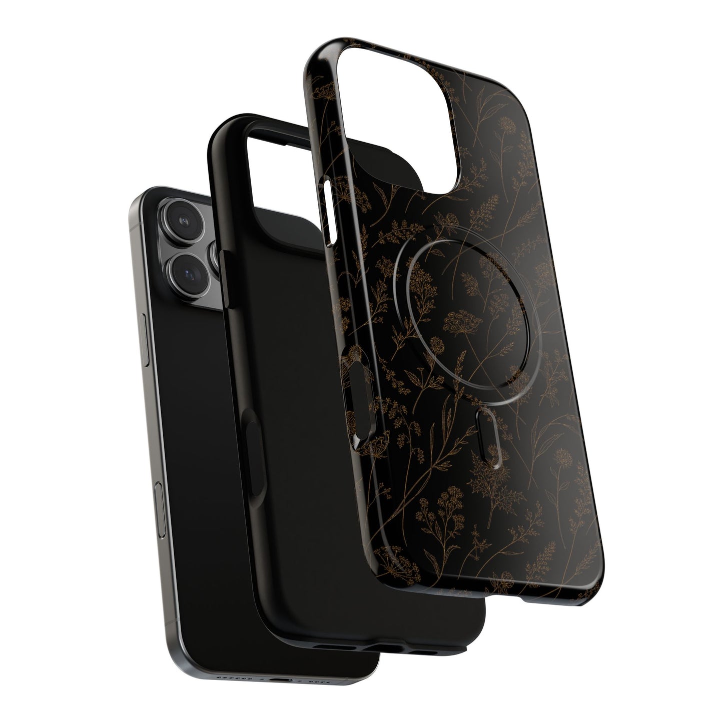 Gold Wildflowers Magnetic Case