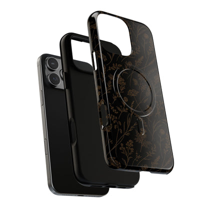 Gold Wildflowers Magnetic Case