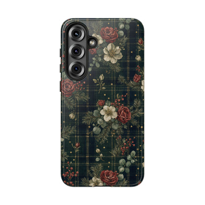 Tartan Roses Tough Case