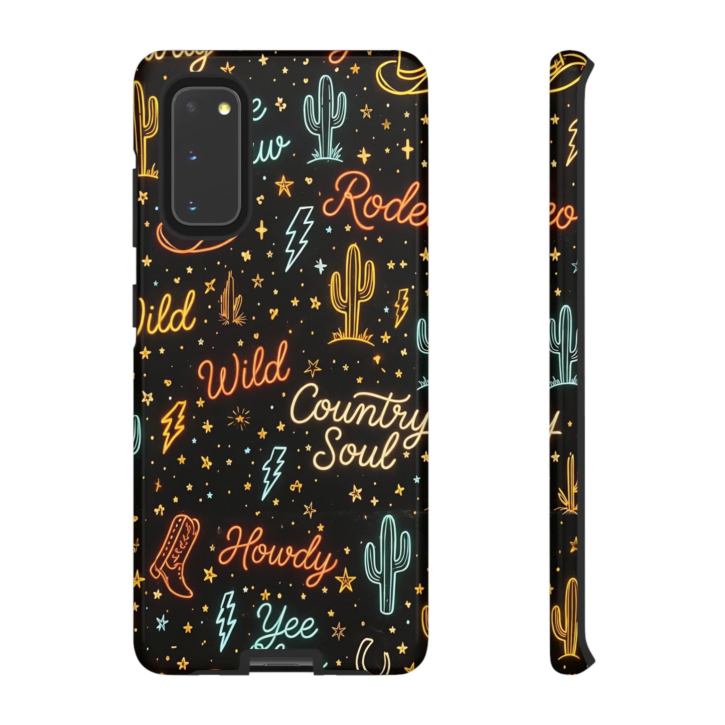 Neon Western Script Tough Case