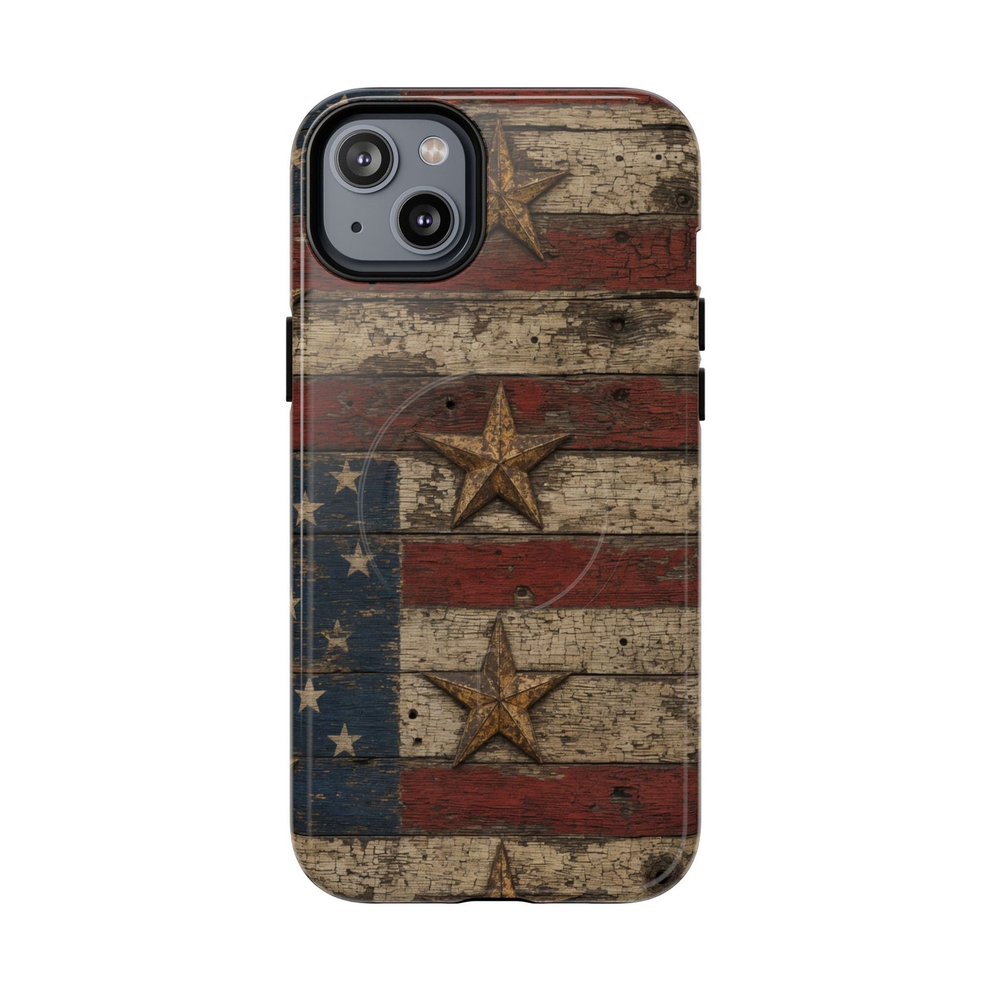 Patriotic Barn Stars Magnetic Case