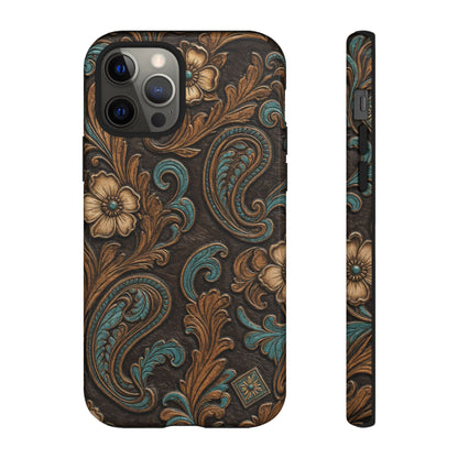 Tooled Paisley Tough Case