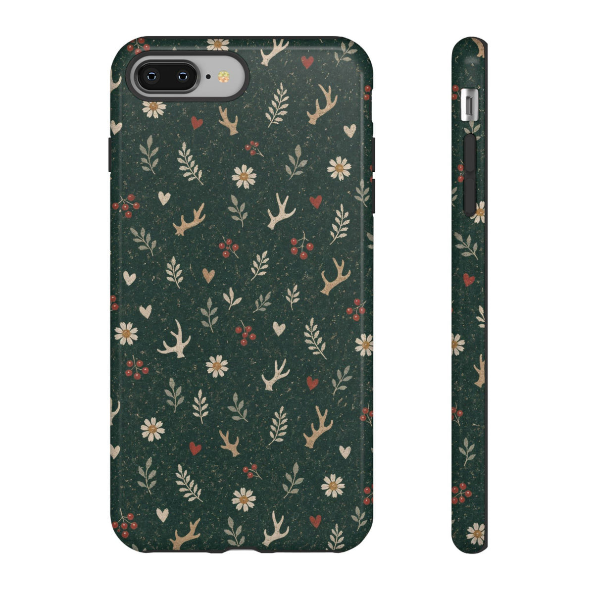 Antler Daisies Evergreen Tough Case