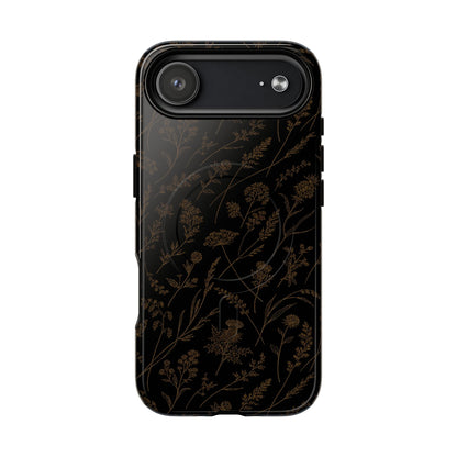 Gold Wildflowers Magnetic Case