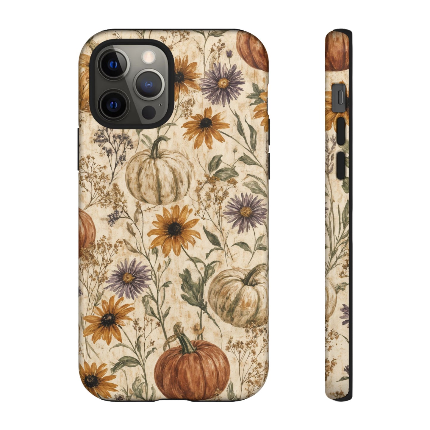 Pumpkin Wildflower Tough Case