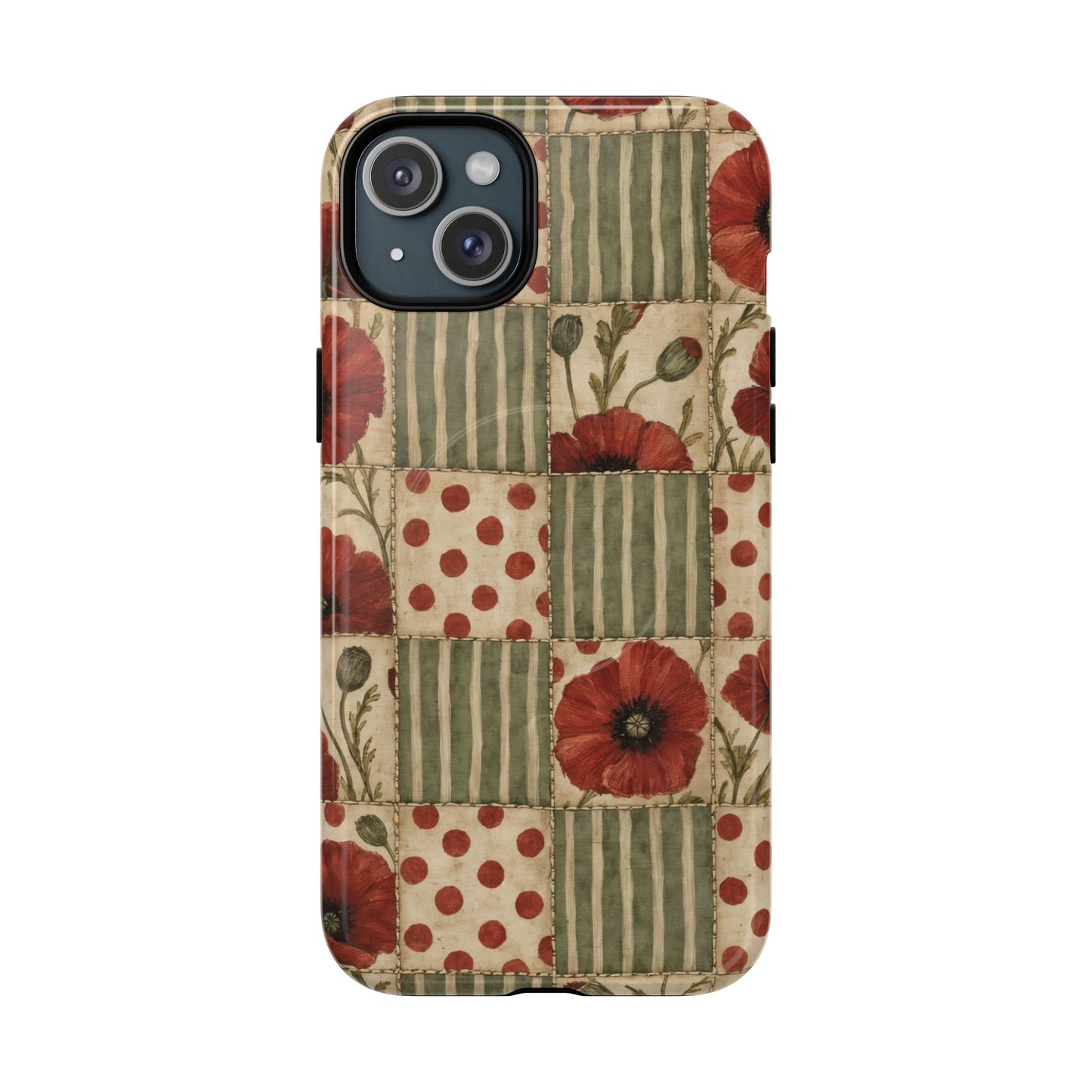Poppy Patchwork Magnetic Case